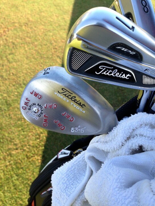 A quick look at Webb's bag.