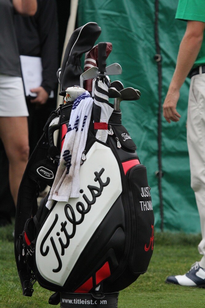 What's in the bag of Justin Thomas...