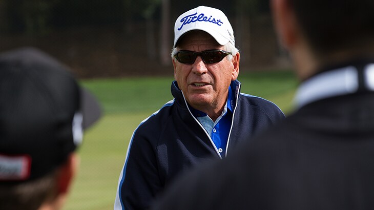 Master Craftsman Bob Vokey starts the day. 