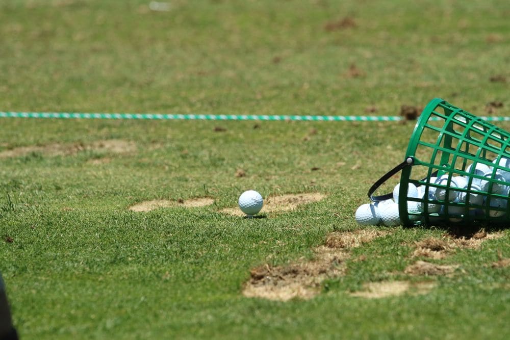 Off to the range, where the #1 ball in golf is...