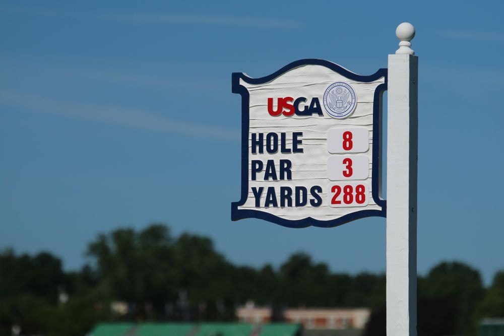 Welcome to the 288-yard, Par-3 8th hole.