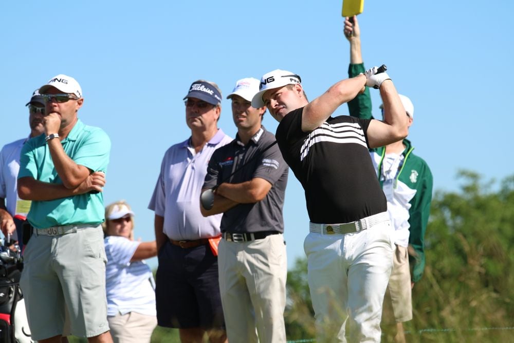 Next up, Pro V1x loyalist David Lingmerth.