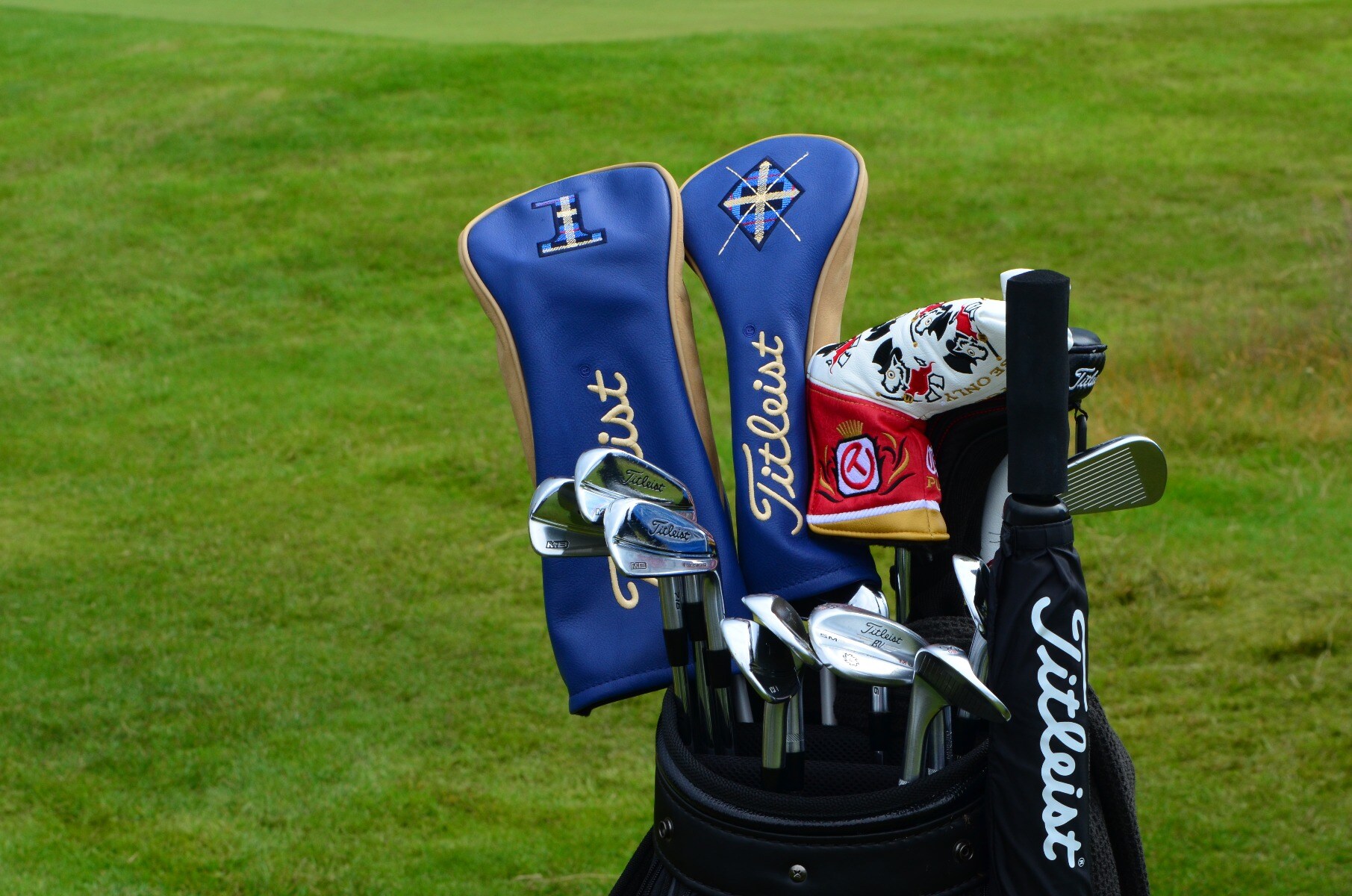 Matthew Southgate's bag set up this week. 