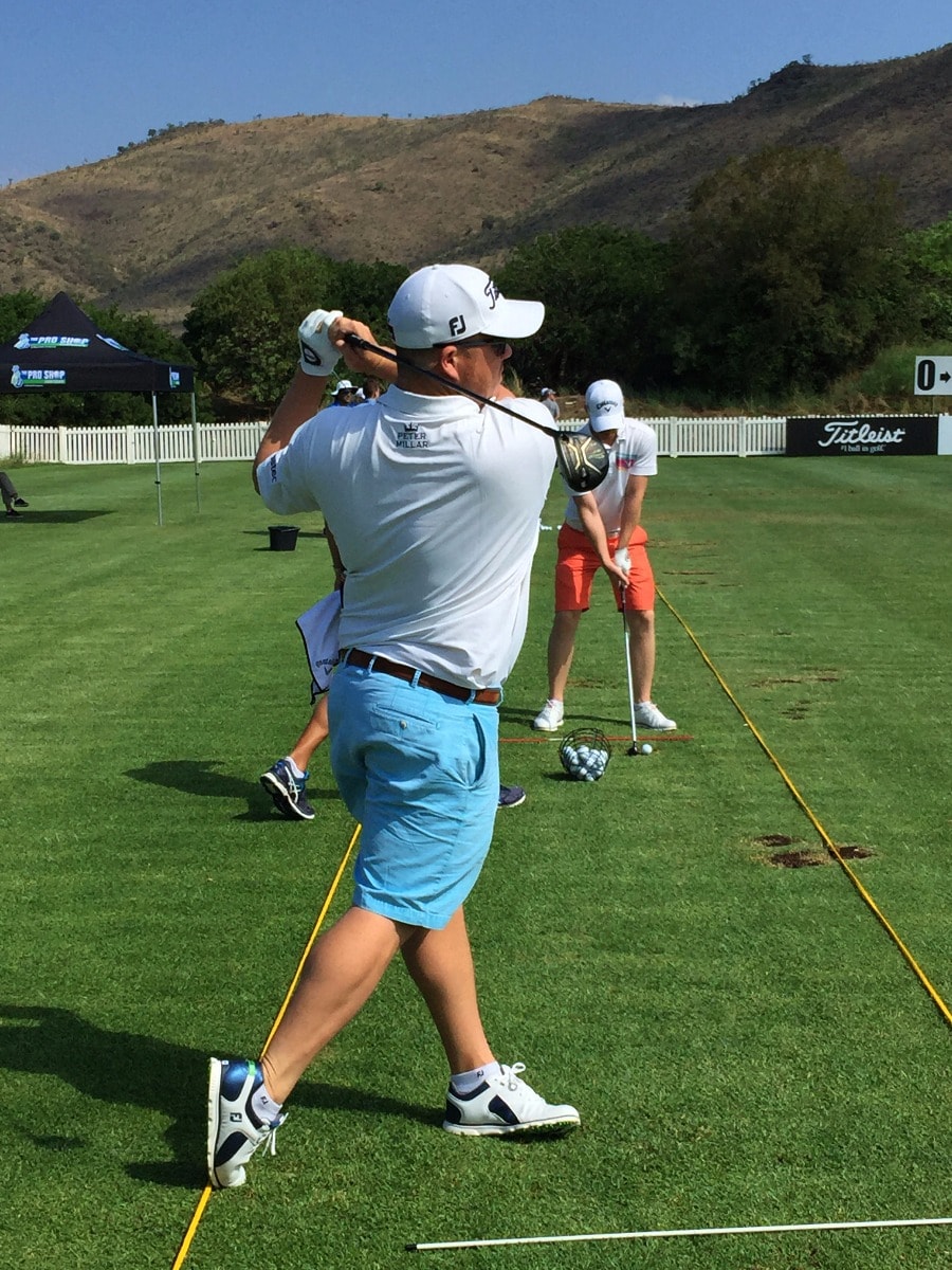 Local &amp; home favourite Staffer George Coetzee...