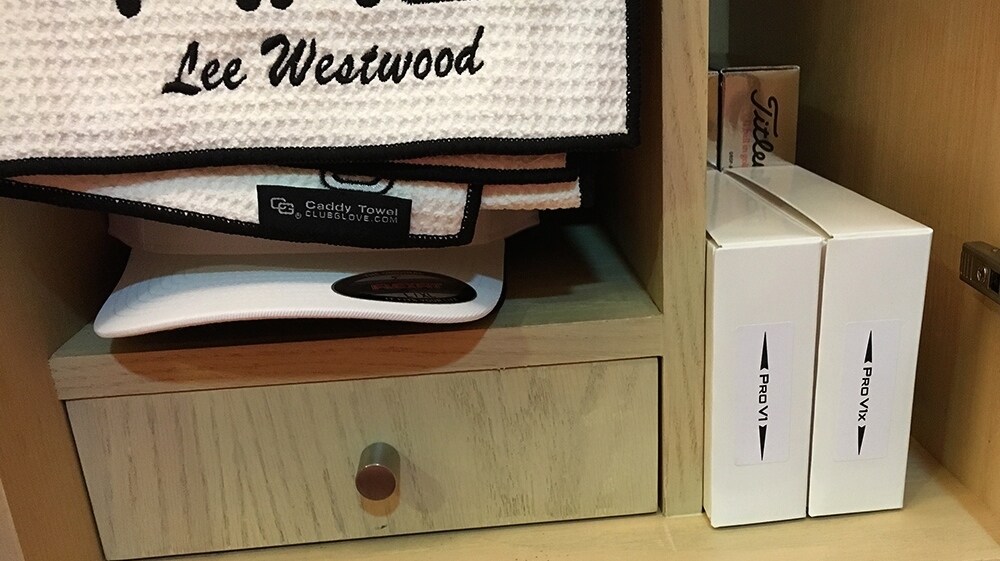 Titleist golf ball loyalist Lee Westwood's...