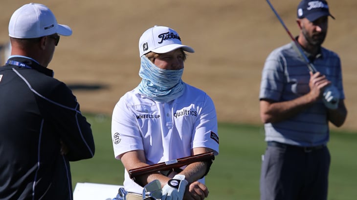 The man behind the veil is Titleist Brand...