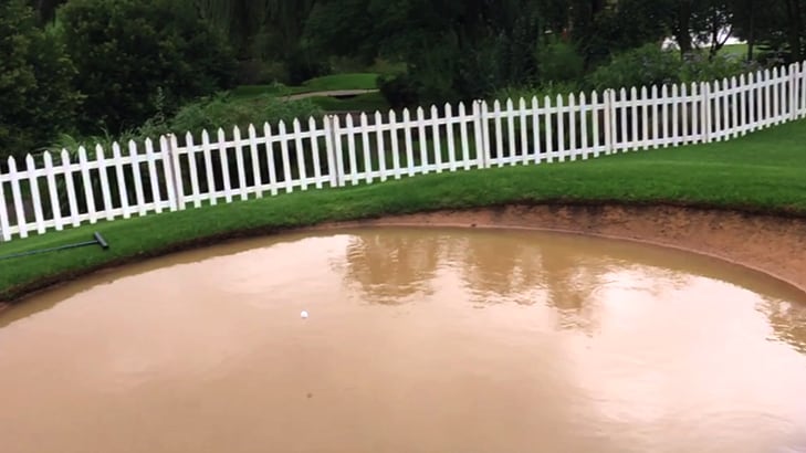 There's been a little bit of rain this week...